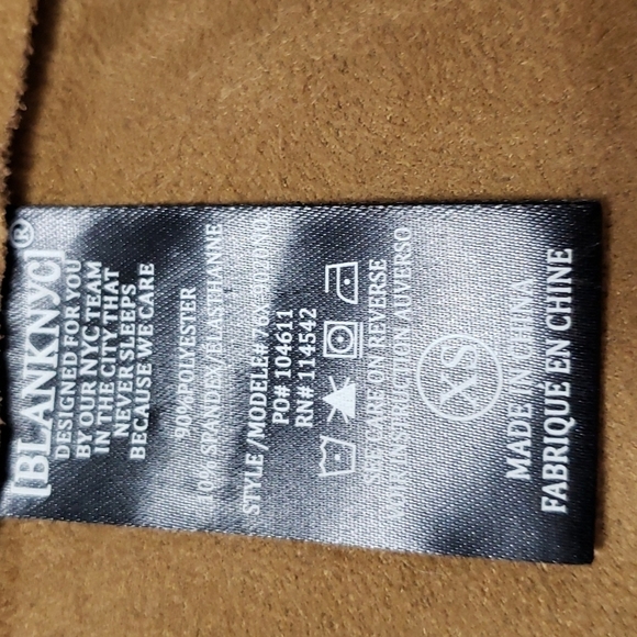 BLANK NYC Womens Faux Suede Lightweight Casual Jacket, Size XS. - Picture 15 of 16